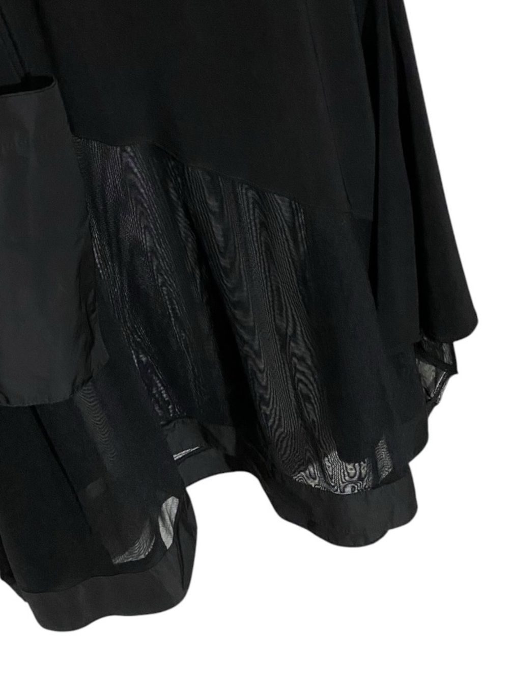 Joseph Ribkoff Black Asymmetrical Tunic 8 Cowl Neck Lagenlook Avant Garde Artsy - Picture 10 of 14